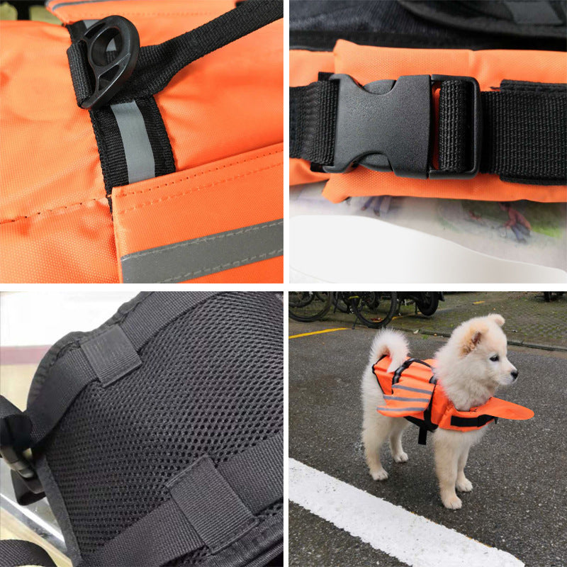 Veste de vie pour animaux de compagnie réfléchissante