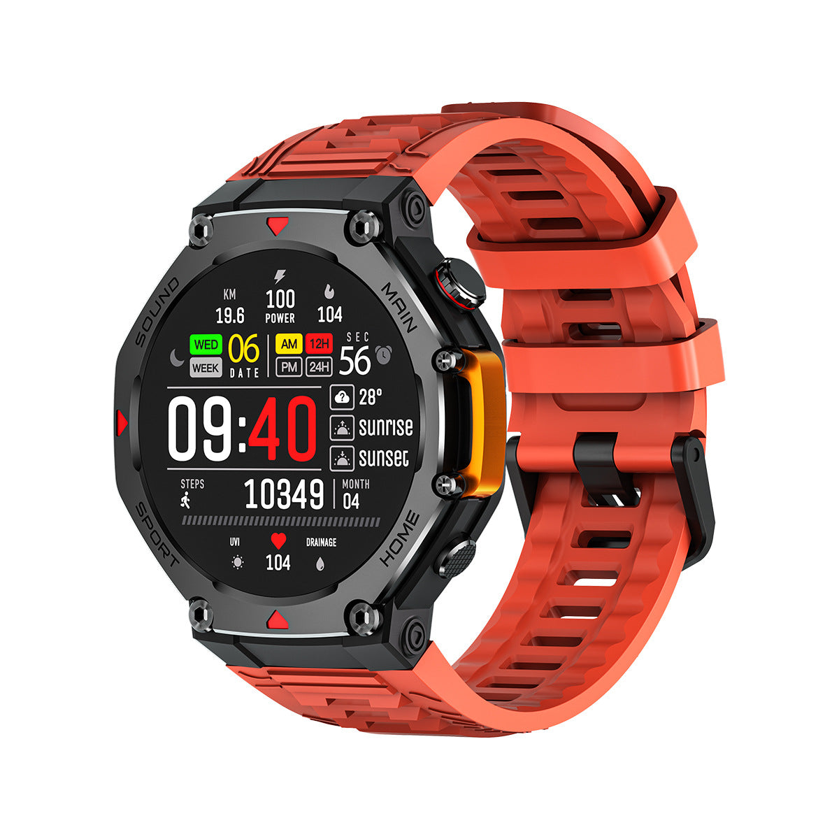 5ATM Water-Resistant Sports Smartwatch