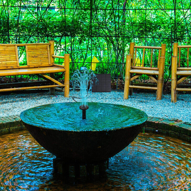 Panneau solaire Caractéristiques de l'eau Jardin Piscine Pond Poisson Fontaine de l'aquarium