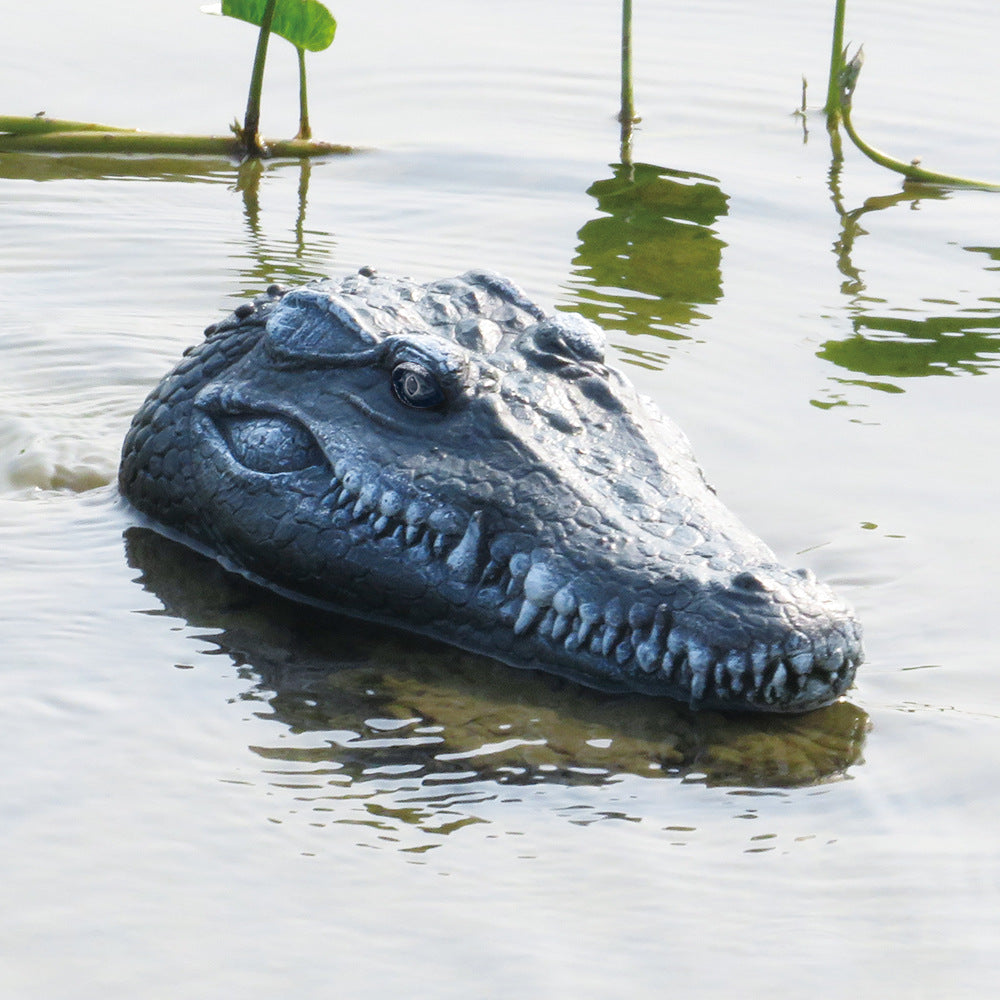 Simulated Crocodile Head Remote-control Navire pour enfants Modèle de bateau Jouets Garçon Spoof
