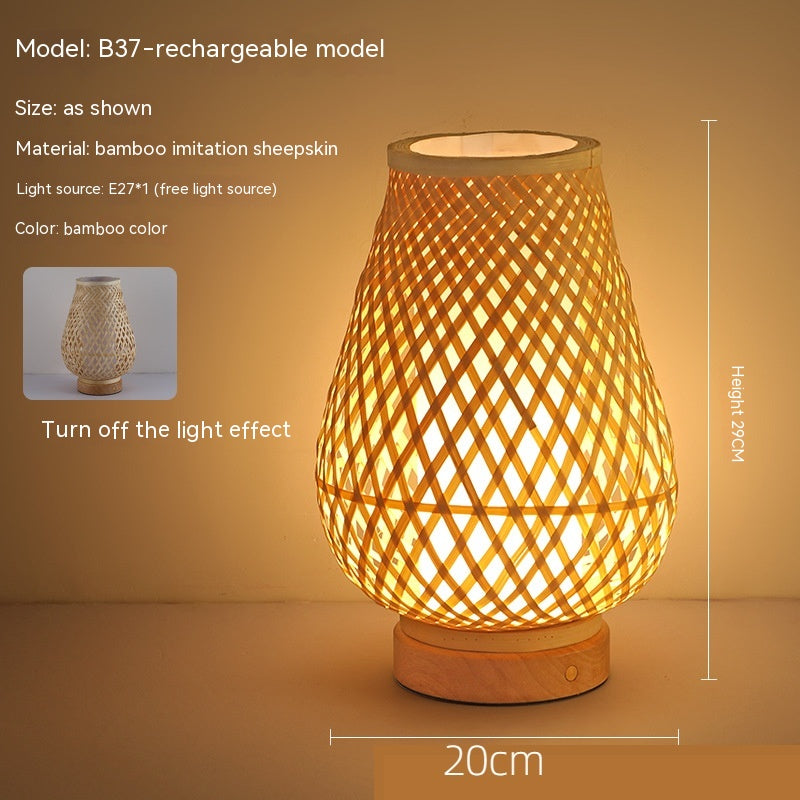 Japon Atmosphère Retro Homestay Bedroom Bedside Lampe