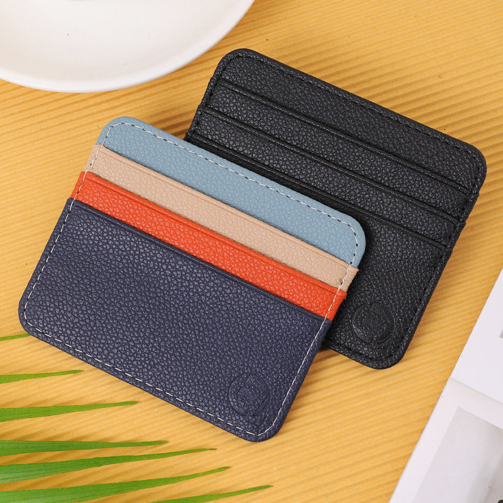 Fashion Minimalist Creative Ultra-mince couleur correspondant porte-carte