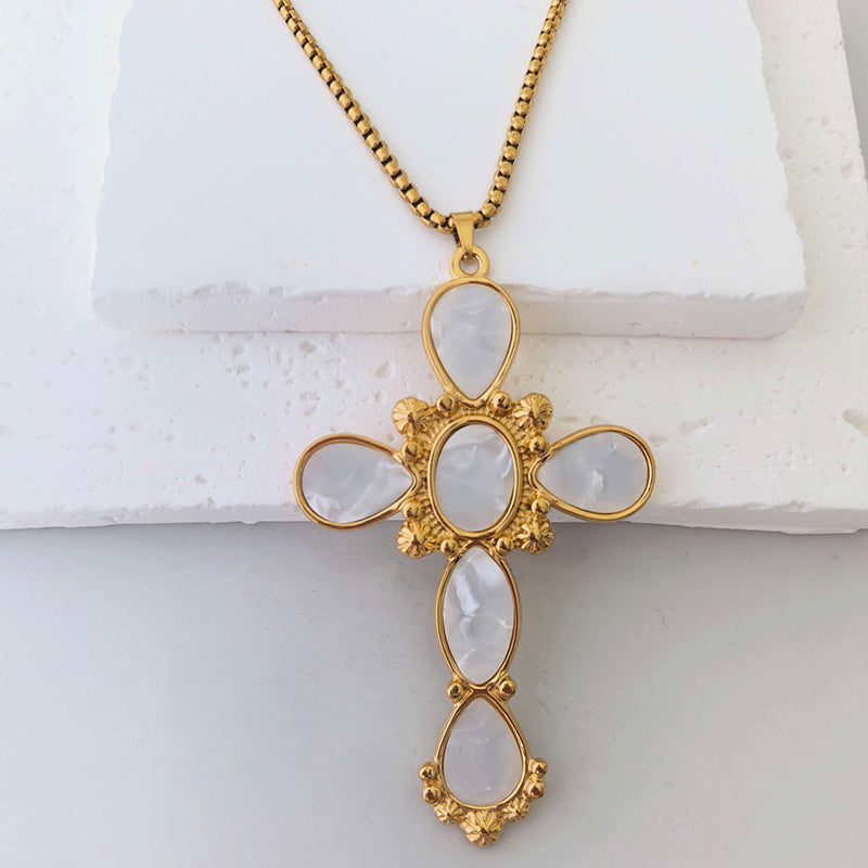 Collier de pendentif en acier inoxydable