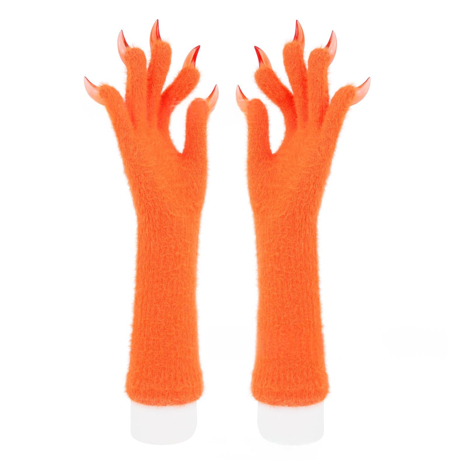 Gants longs tapis de viande de silicone d'Halloween