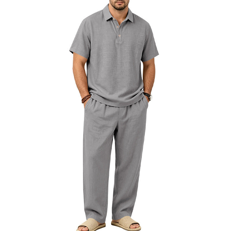 Haut à manches courtes et pantalons pour hommes