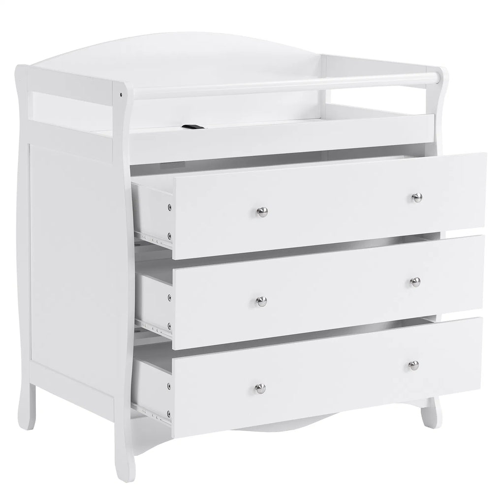 Lit bébé 3-Tier avec garde de sécurité – 90,5x58x92cm