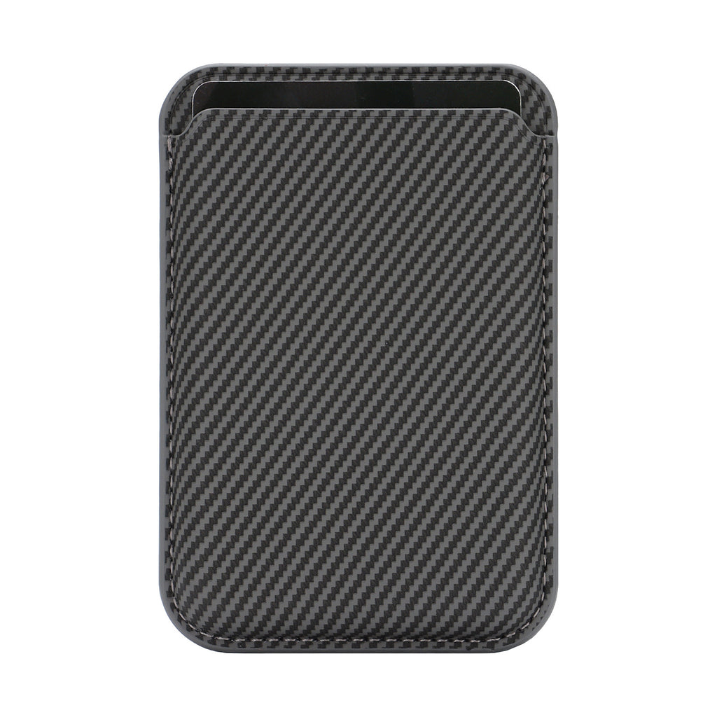 Porte-carte magnétique ultra-mince en fibre de carbone
