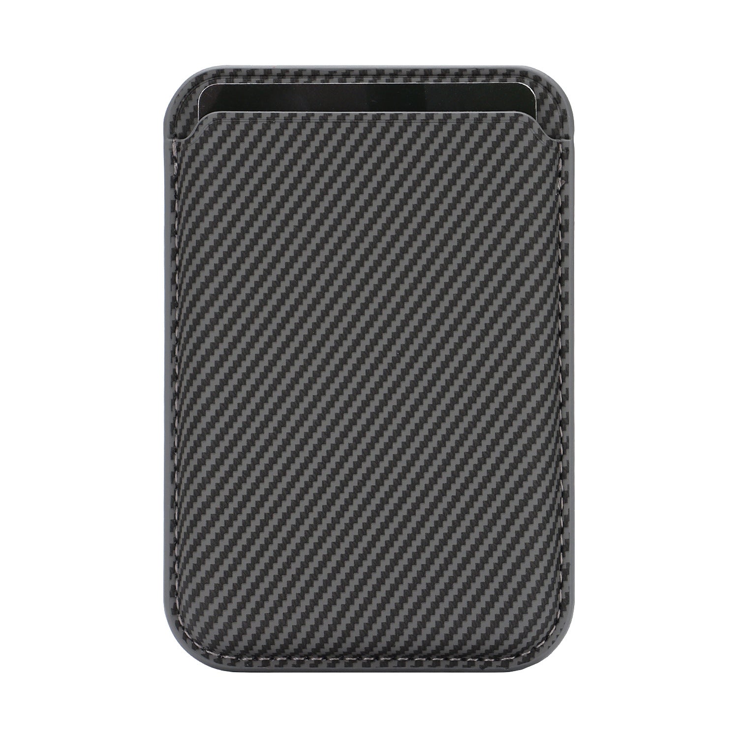 Porte-carte magnétique ultra-mince en fibre de carbone