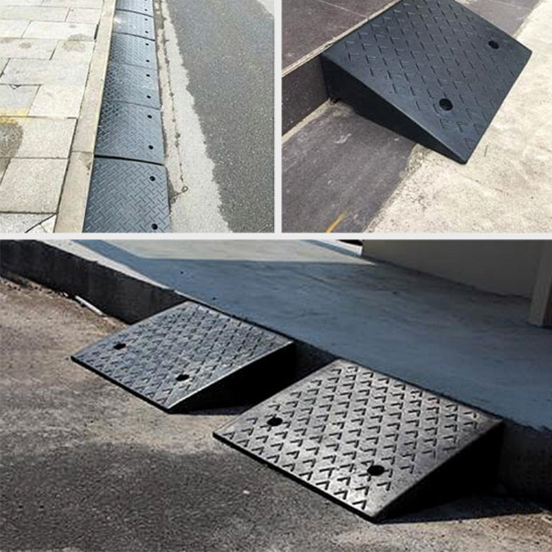Ceinture d'arrêt arrière de décélération en caoutchouc Step Ramp Triangle Pad