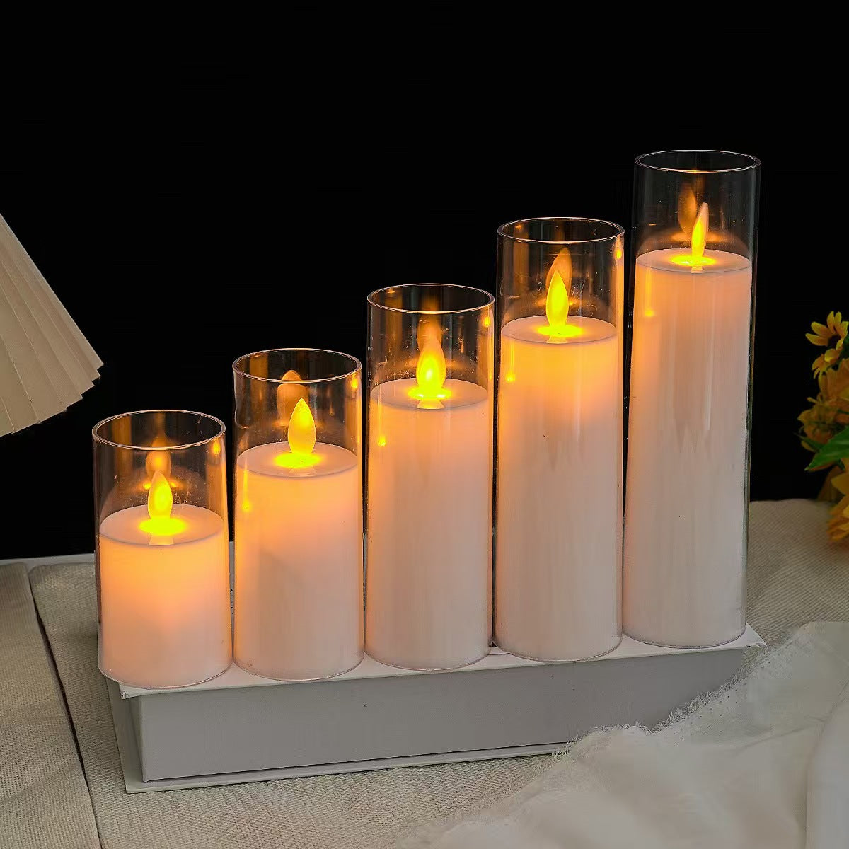 Bougie électronique Fête Fête d'anniversaire Décoration d'atmosphère