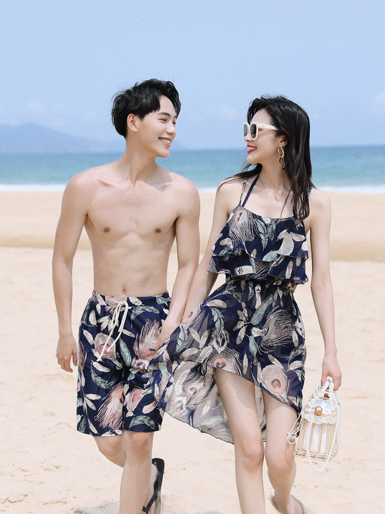 Seaside Beach Couple Lune de miel Vacances maillot de bain