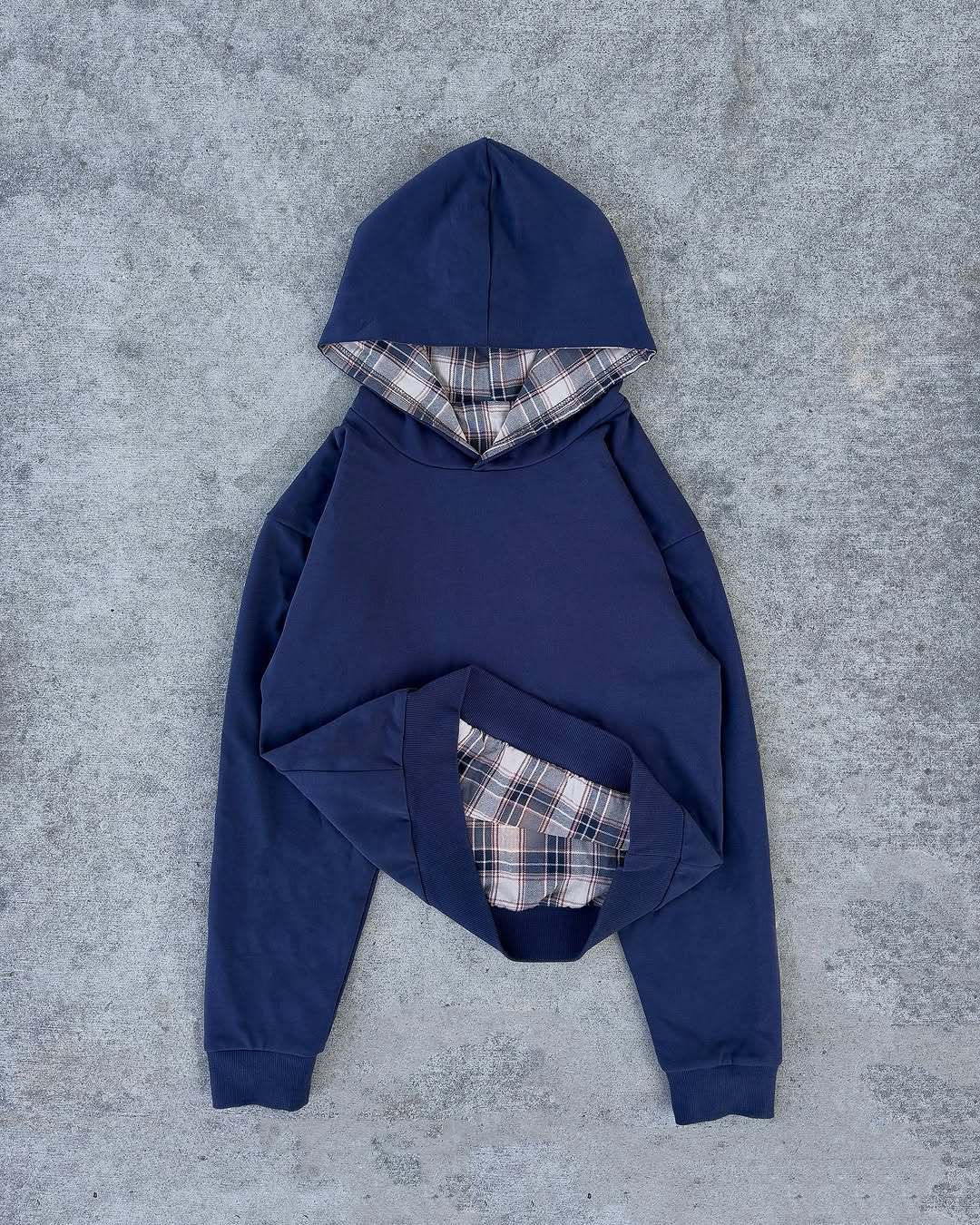 Sweater Hip Hop double face Retro Plaid Casual