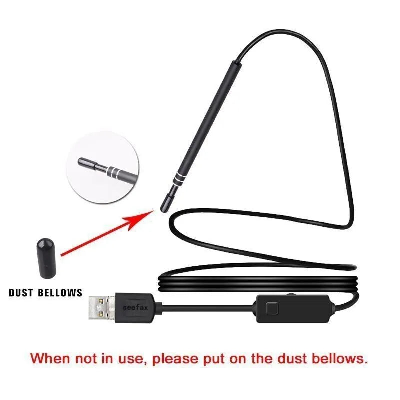 HD LED Endoscope endoscope endoscope appareil photo de cire choix de nettoyage outil de nettoyage Kit de suppression