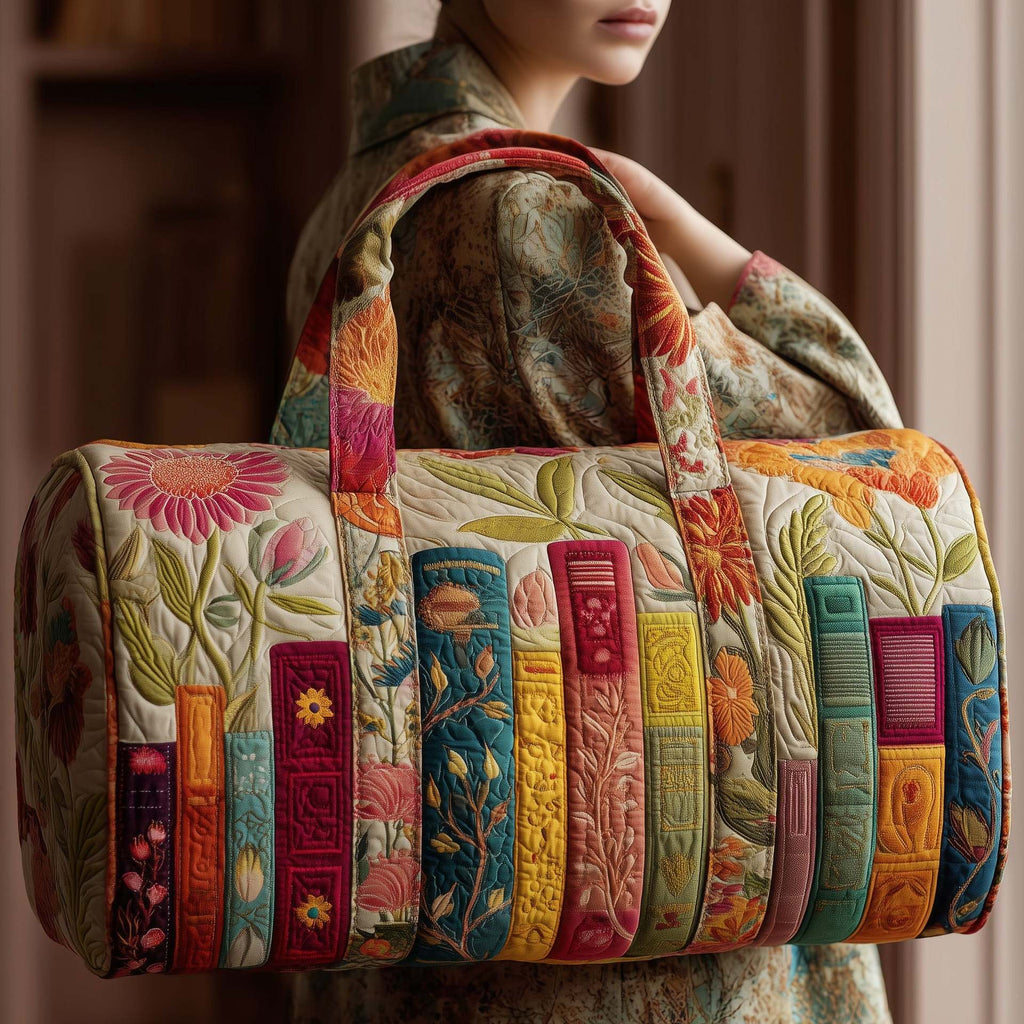 Série Bookwind Short-Distance Handheld Brodery matelassé sac de voyage multi-fonctionnel