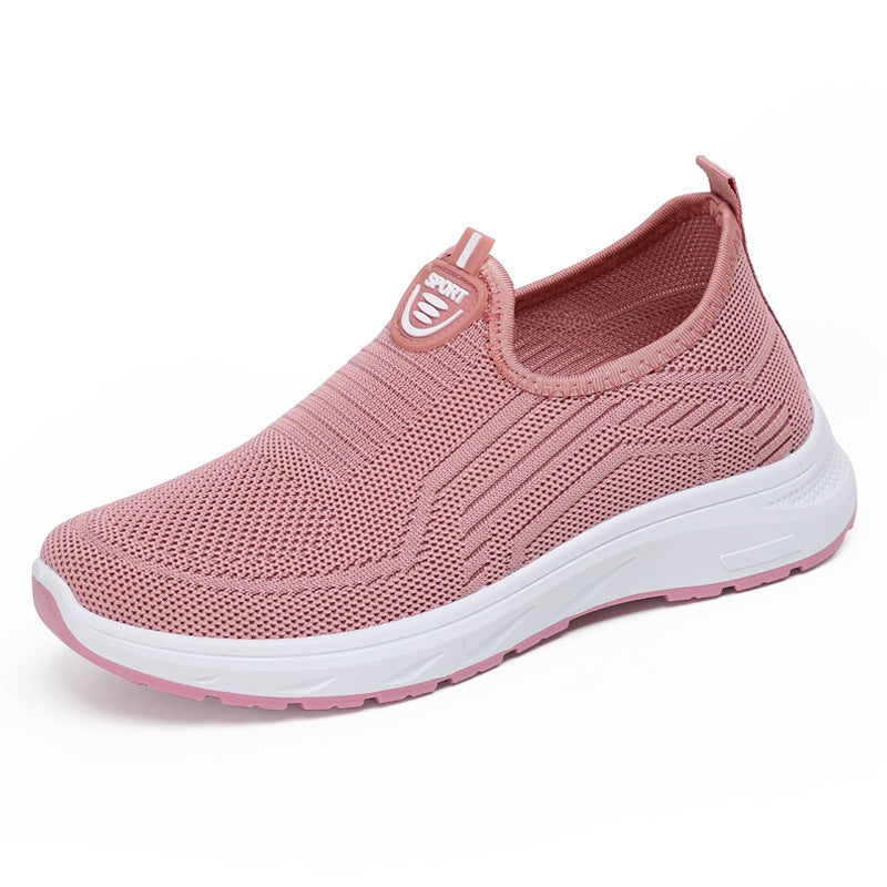 Femmes Respirant Mesh Flyknit Chaussures monocouche