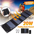 Chargeur solaire pliable portable de voyage à l'extérieur