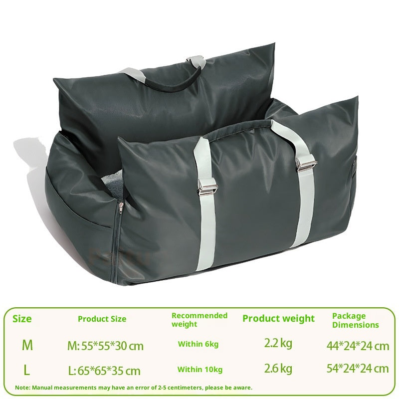 Car Kennel imperméable antidérapant antidérapant antidérapant sac d'animal amovible
