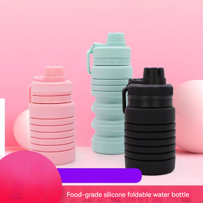 Bouteille d'eau pliable à grande capacité