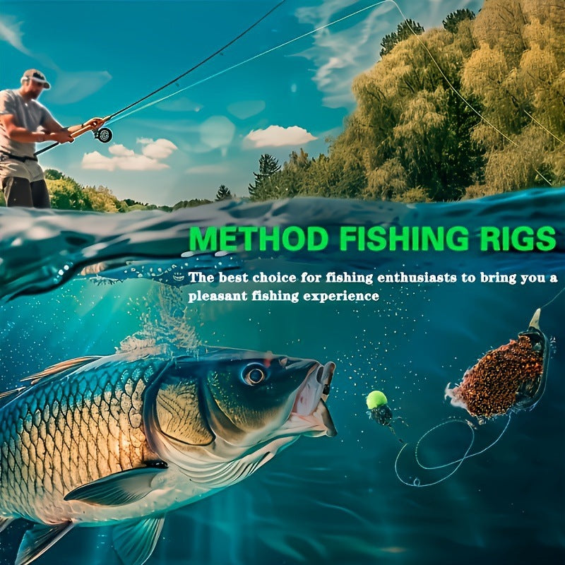 Feeder Leader de pêche Crochet Lien et Feeder Rig