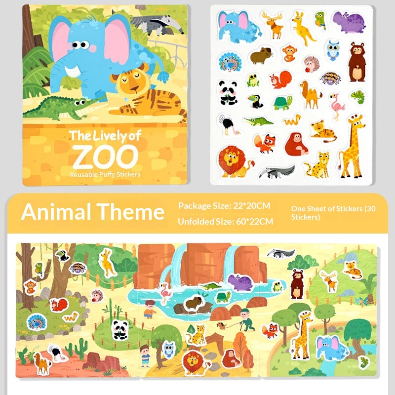 Stickers Bubble Jouet d'apprentissage précoce pour la maternelle