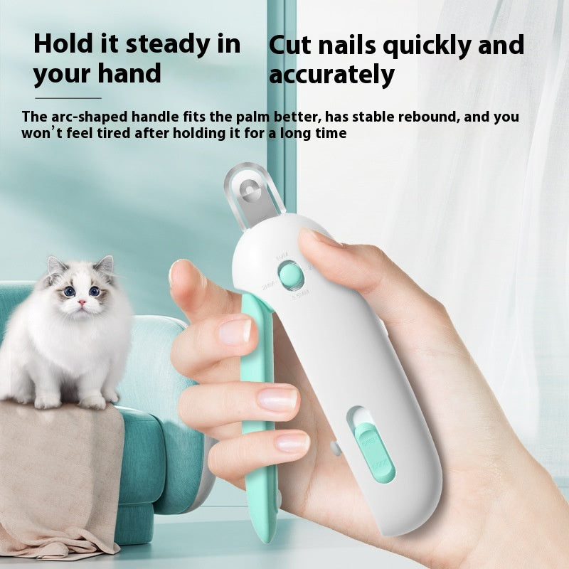 Ciseaux à ongles de chat avec ciseaux à pression gravitationnelle