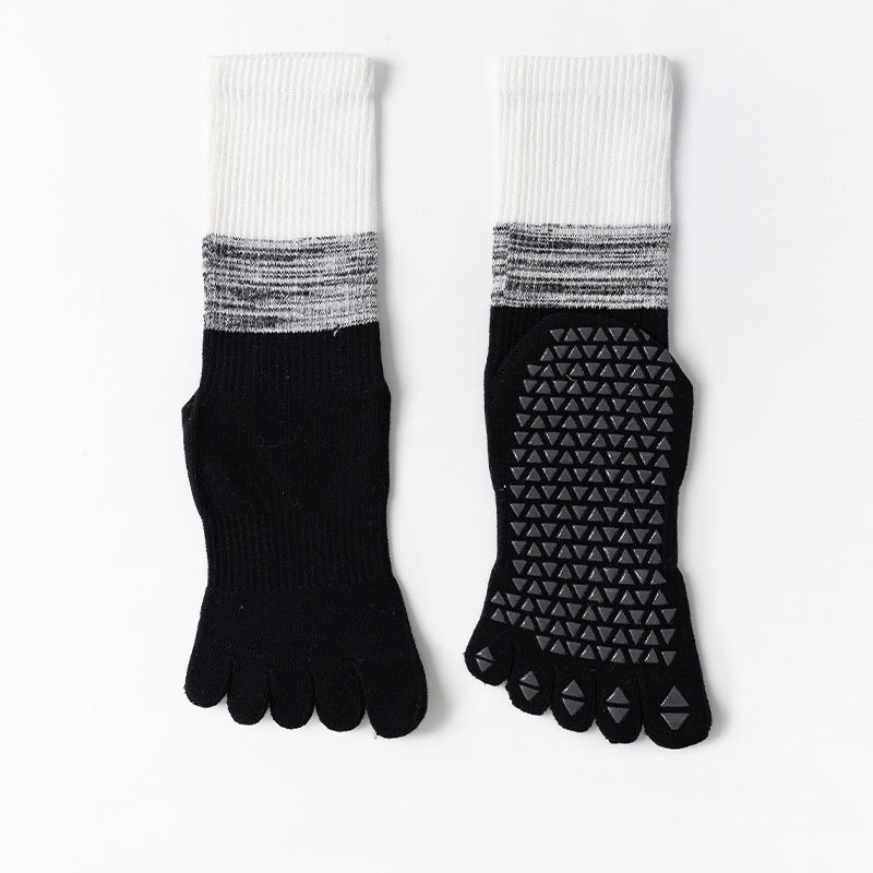 Chaussettes de yoga à cinq doigts pour les femmes