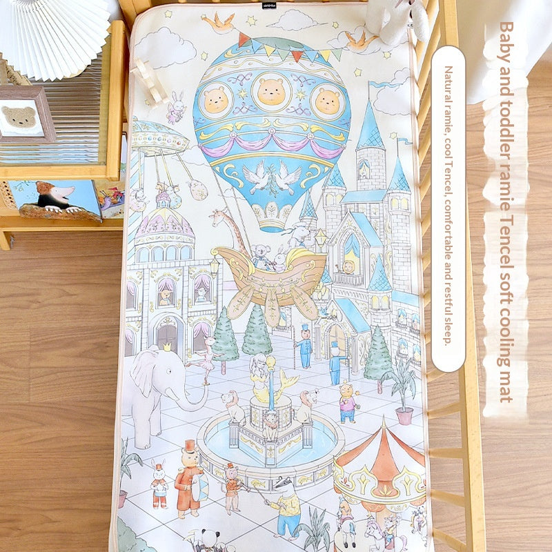 Baby Cooling Tencel feuille de lit Soft Mat