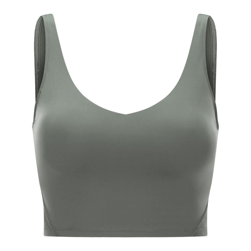 Soutien-gorge de sport de style Vest pour femmes