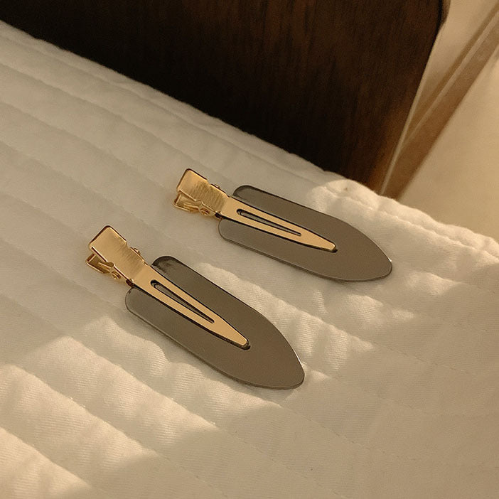 Petite feuille Beceau de canard Clip bricolage sans couture cheveux Clip Matériau fait à la main