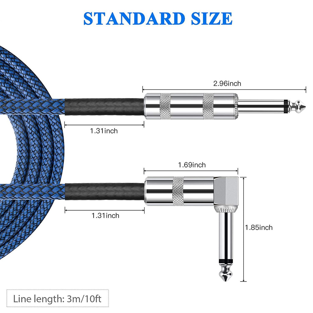 65mm TS Plug Audio Cable 635 Amplifieur de câble audio à double canal