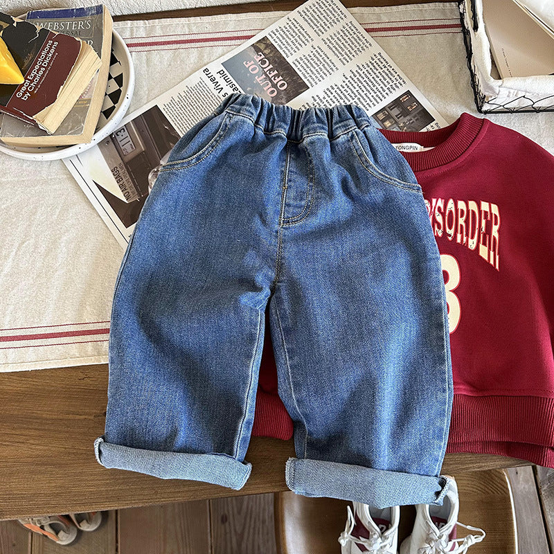 Jeans pour enfants au printemps