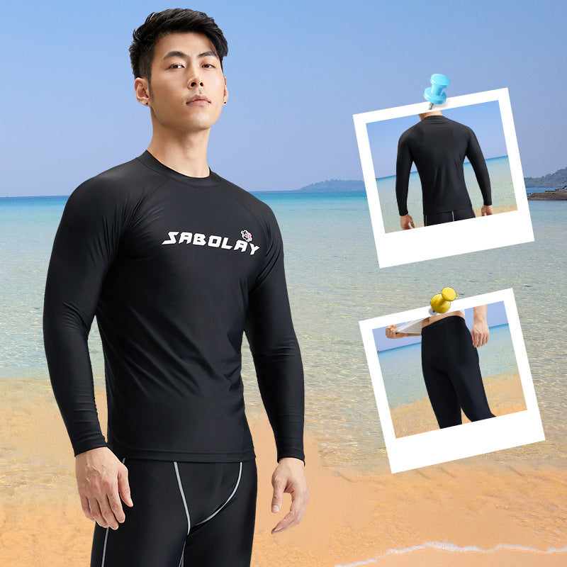 Maillot de bain pour hommes Split résistant au soleil et respirant