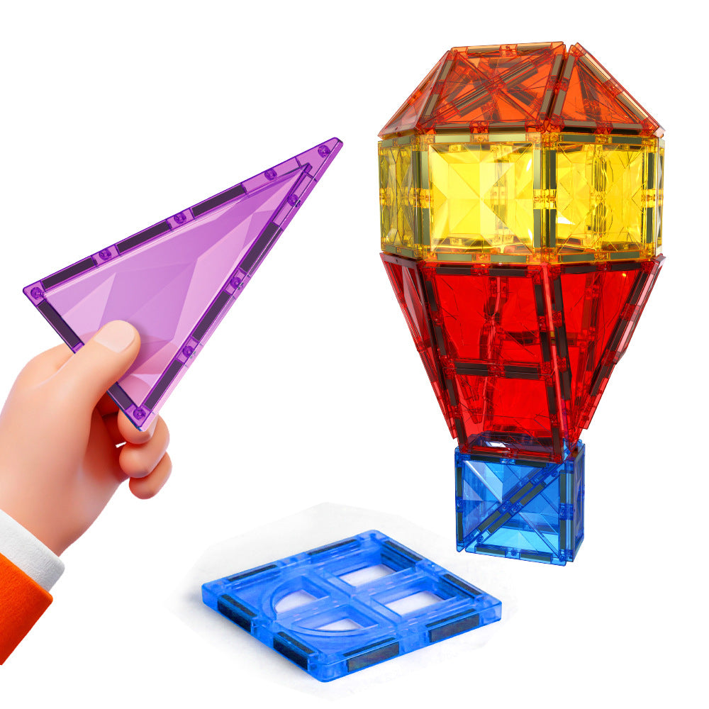 Jouet d'assemblage de blocs magnétiques pour enfants