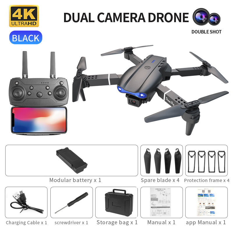Longue durée de vie de la batterie de Quadcopter à double caméra