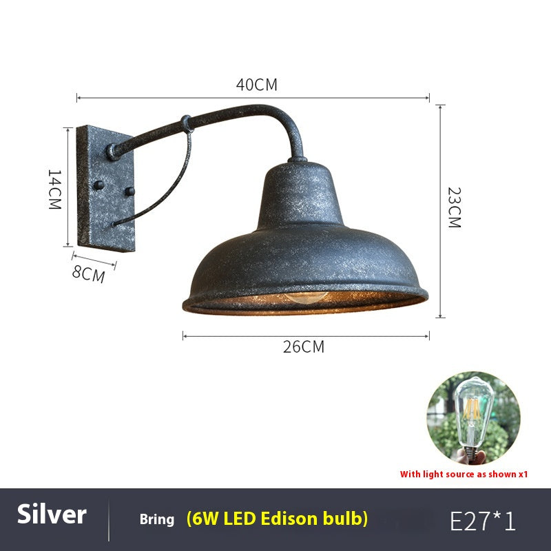 Lampe murale extérieure rétro LED