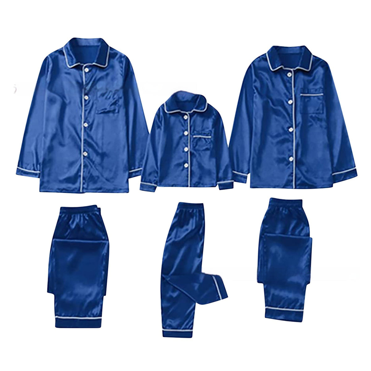 Children's long-sleeved silk pajamas