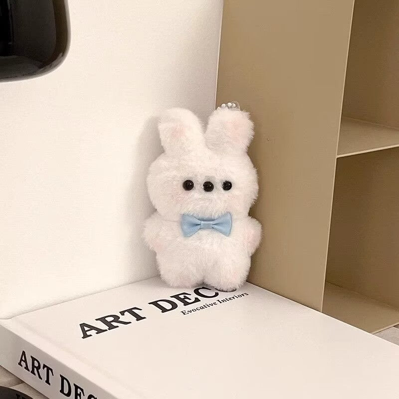 Mignon petit ours peluche charme lapin porte-clés filles sac pendentif