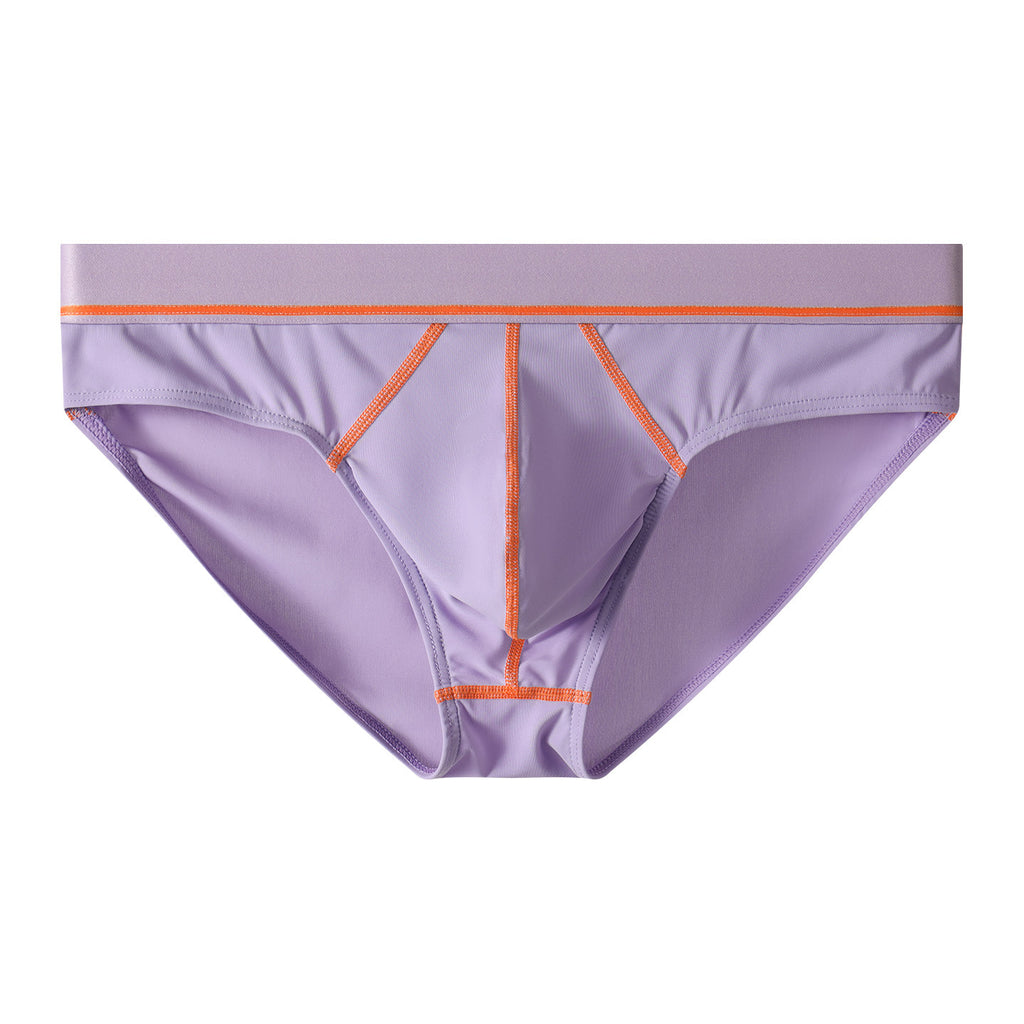 Slips pour hommes Confortable Silk glacé Low-rise Sexy