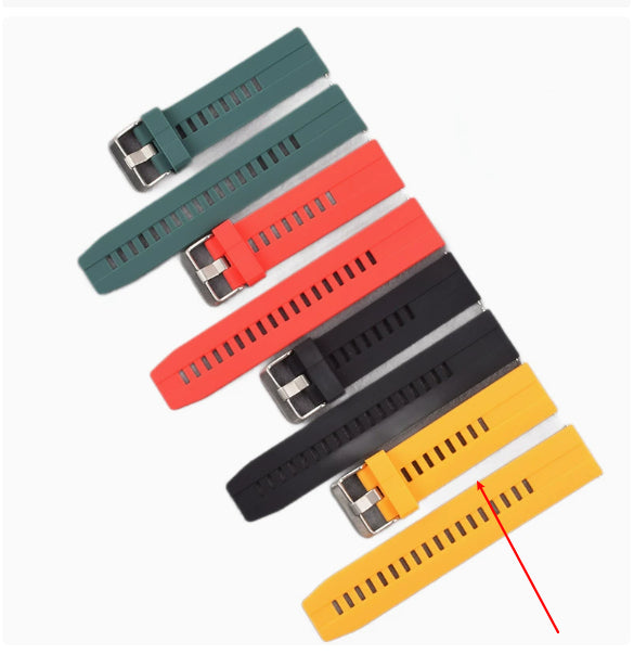 Convient aux bracelets de montres en silicone