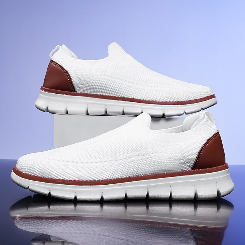 Flyknit Hommes Chaussures Mocassins Légers Hommes Sneakers