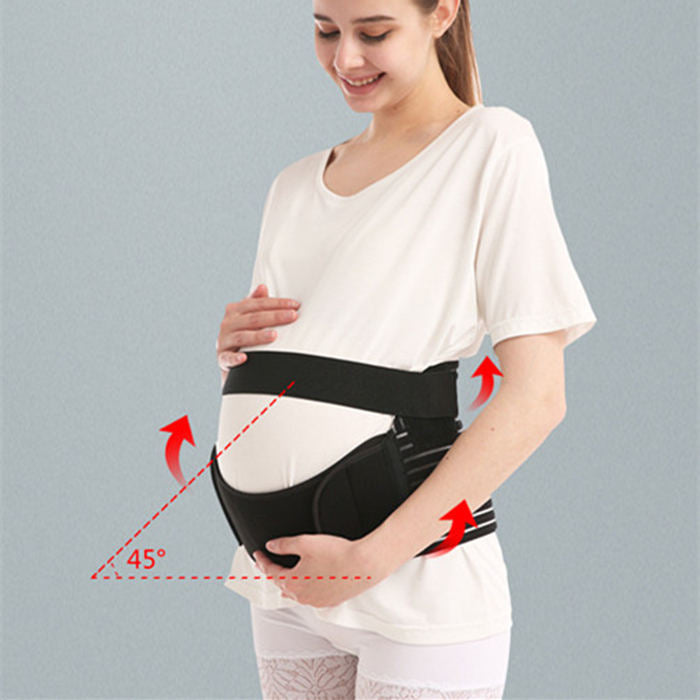 Ceinture de soutien Belly Femme enceinte pendant la période de livraison Support Lombaire Adjus respirant