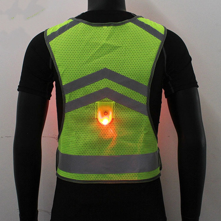 Flèche de course de nuit à la lumière LED avec pince à aimants Reflective
