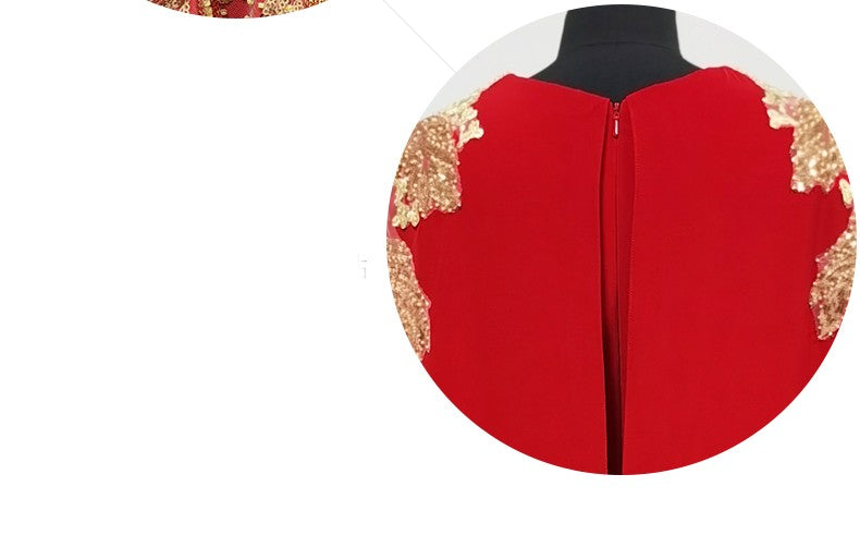 Couverture de la jupe Tummy pour montrer la robe de soirée mince