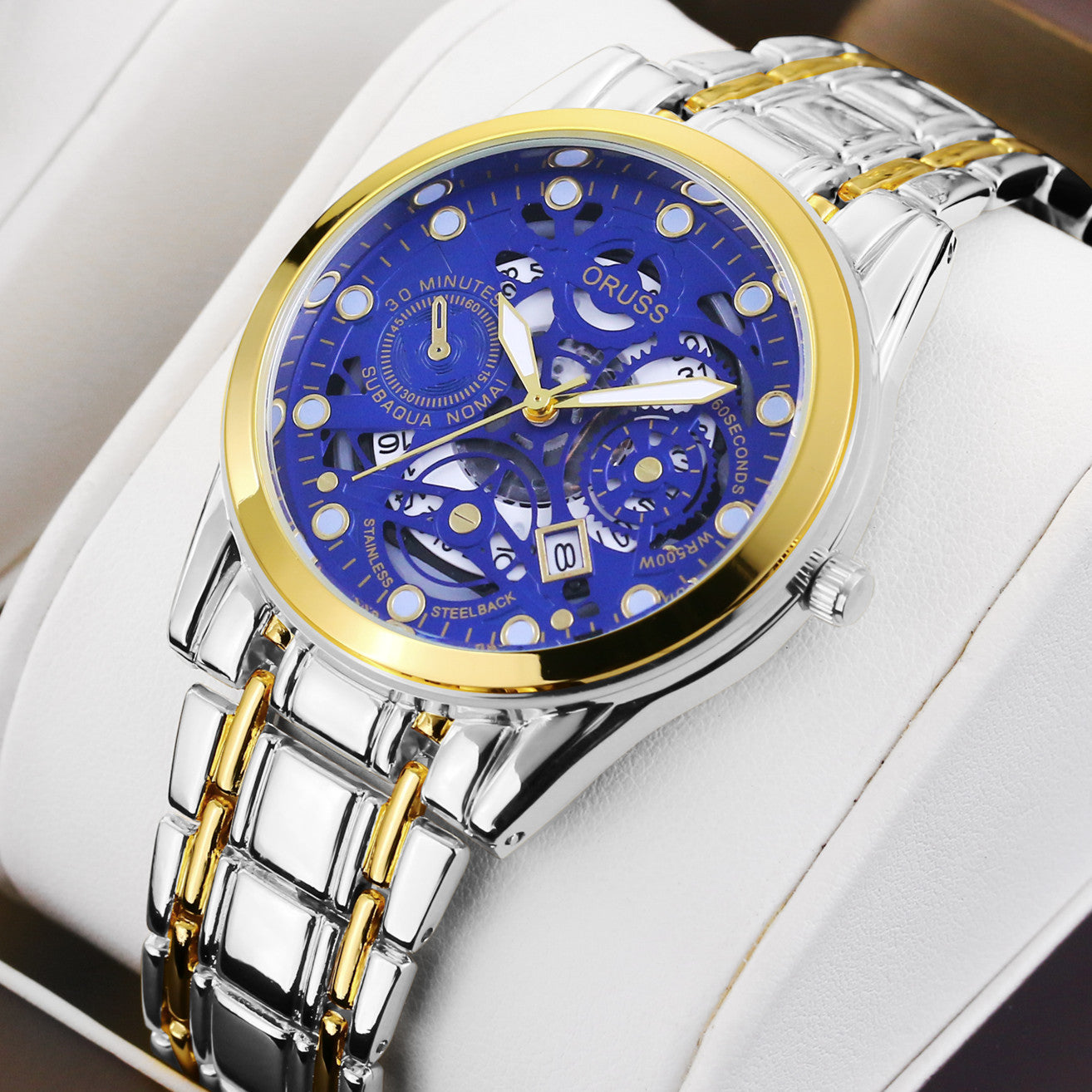 Mouvement automatique de montres Quartz Hollow