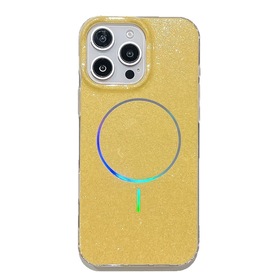 Convient pour les boîtiers de téléphone double face stratifié avec un anneau délicat de paillettes