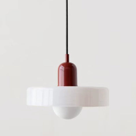 Simple Chandelier Creative Cream Style salon lampe en verre moderne