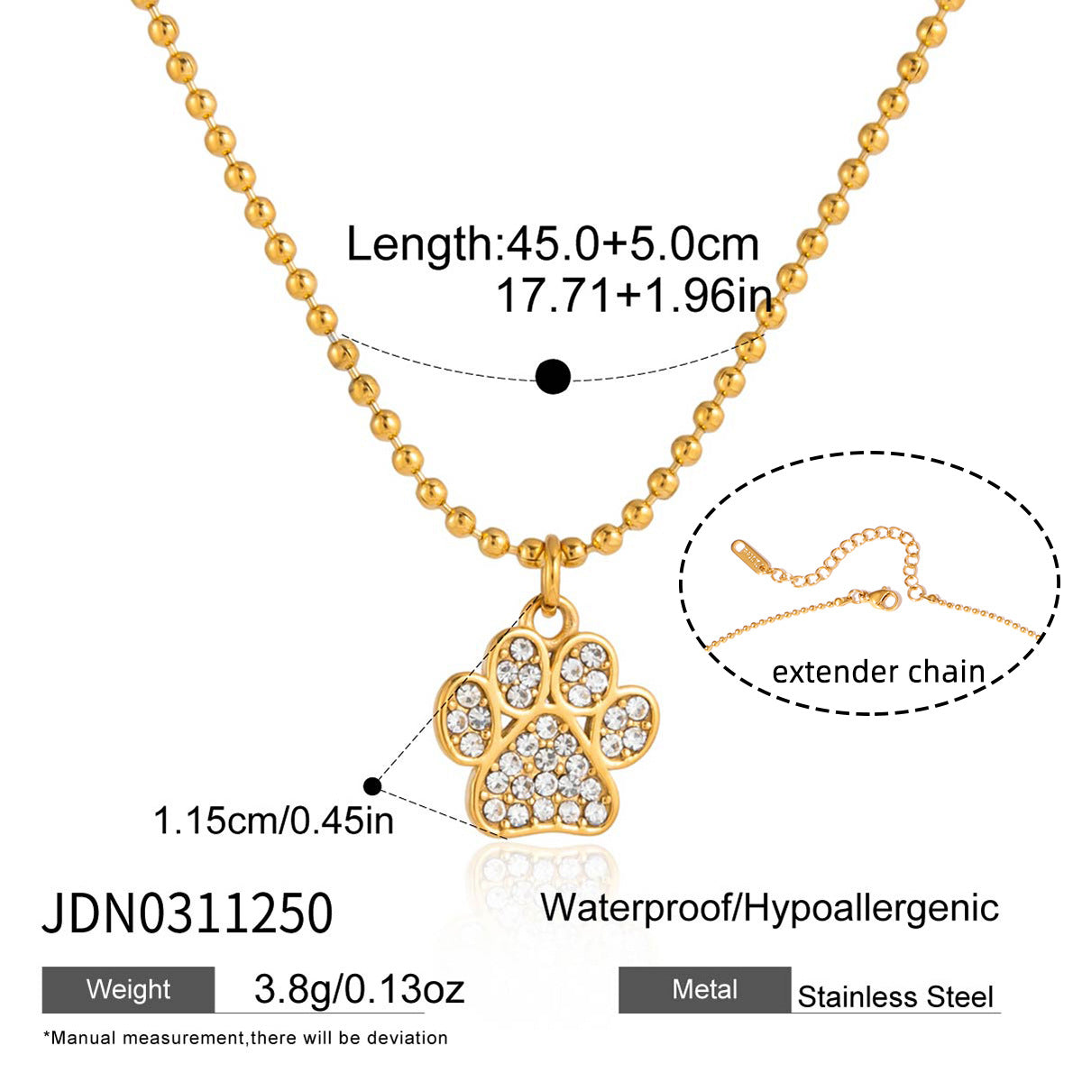 Collier pendentif à os Mignon et femmes délicates Accessoire