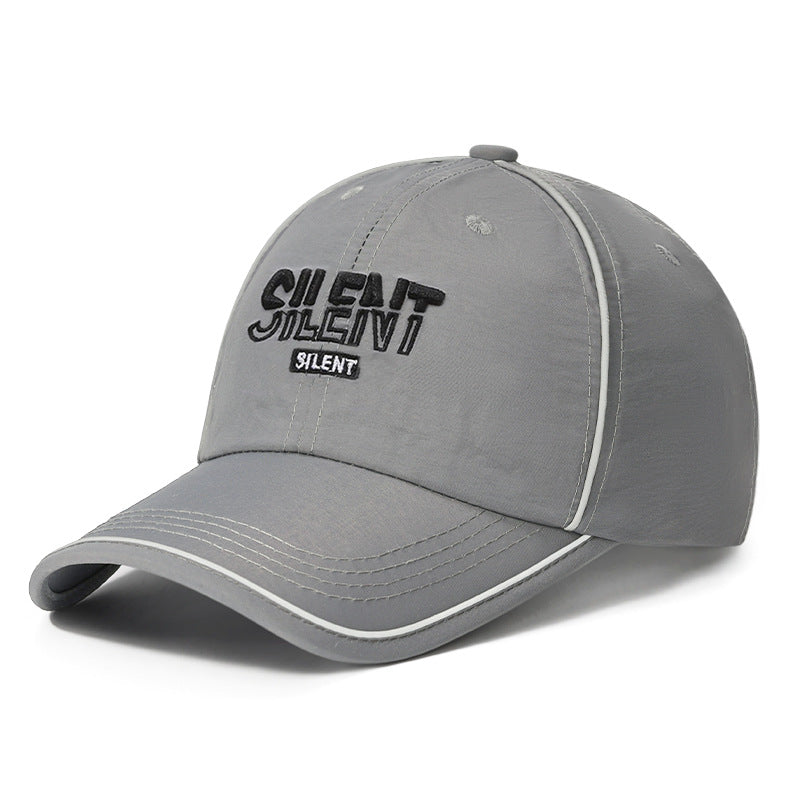 Mode Nouveau style Bande fluorescente Séchage rapide Casquette de baseball avec simple lettre brodée