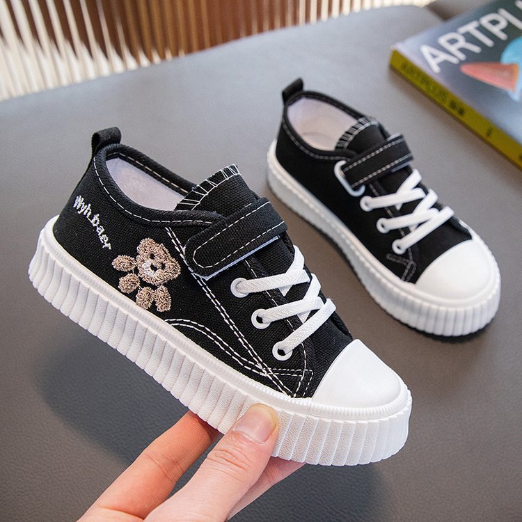 Chaussures en toile pour enfants de style coréen