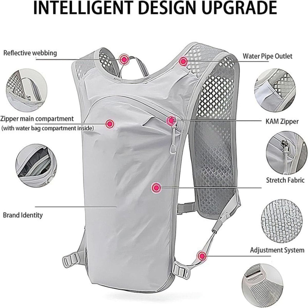 Sac à dos léger Hydratation Vest pour la randonnée à vélo